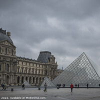 Buy canvas prints of The Louvre, Paris by James Rowland