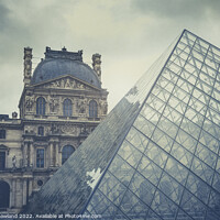 Buy canvas prints of Glass Louvre by James Rowland