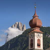 Buy canvas prints of Ortisei in the Italian Dolomites by James Rowland