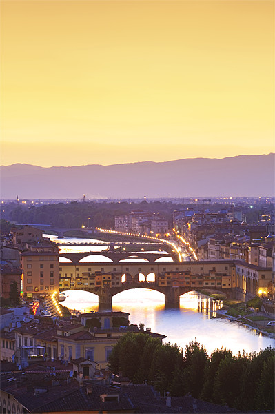 Ponte Vecchio, Florence Picture Board by James Rowland