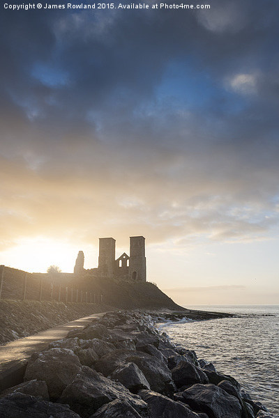  Reculver Towers Picture Board by James Rowland