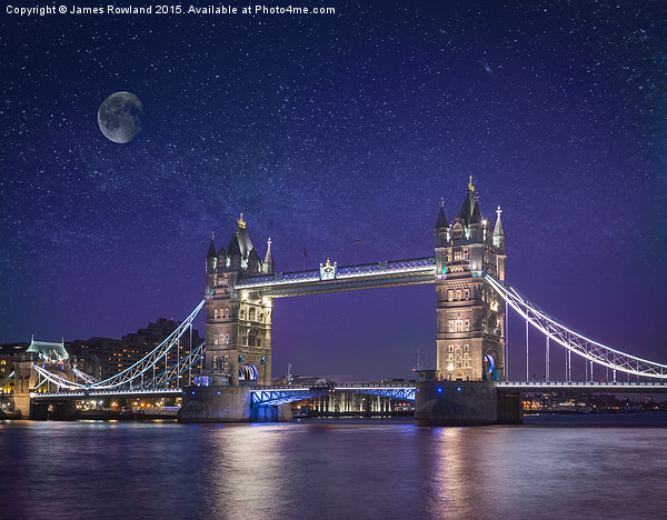  Tower Bridge Picture Board by James Rowland