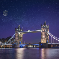 Buy canvas prints of  Tower Bridge by James Rowland
