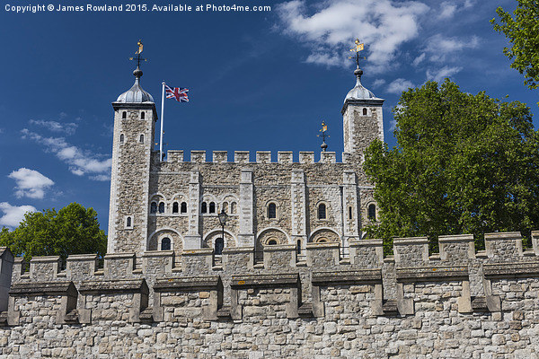  The Tower of London Picture Board by James Rowland