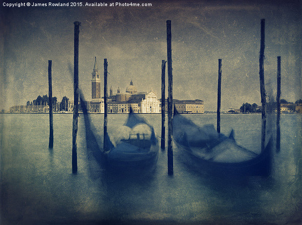 San Giorgio in Evening Light Picture Board by James Rowland