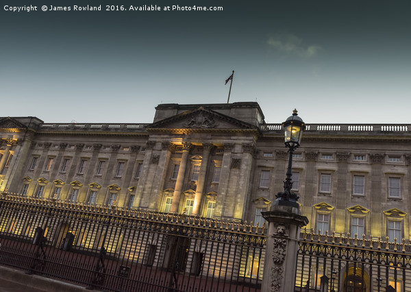 Buckingham Palace, London Picture Board by James Rowland