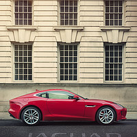 Buy canvas prints of Jaguar F-Type Coupe 2015 by James Rowland