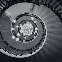 Buy canvas prints of Spiral Staircase by James Rowland