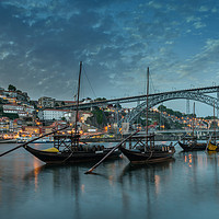 Buy canvas prints of Porto at Dusk by James Rowland