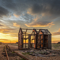 Buy canvas prints of Dungeness Golden Light by James Rowland