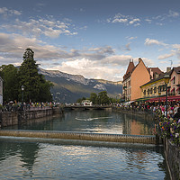 Buy canvas prints of Lake Annecy, France by James Rowland