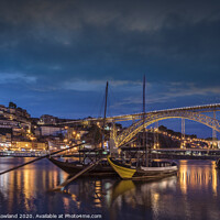Buy canvas prints of Porto at Night by James Rowland
