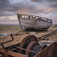Buy canvas prints of The Old Boat by James Rowland
