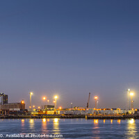 Buy canvas prints of Tilbury Container Port by James Rowland