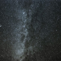 Buy canvas prints of Milky Way with Gemind Meteor by Darryl Luscombe