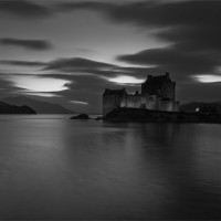 Buy canvas prints of Changing Light, Eilean Donan Castle by Martin Appleby