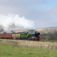 Buy canvas prints of 60103. The Flying Scotsman at Moorgates. by Martin Appleby