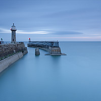 Buy canvas prints of Whitby Pier by Martin Appleby