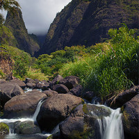 Buy canvas prints of Iao  Storm by Mike Dawson