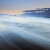 Buy canvas prints of Down the Beach by Mike Dawson