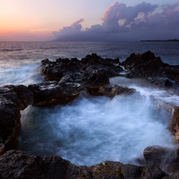 Buy canvas prints of Sunset Churn by Mike Dawson