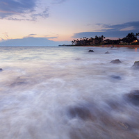 Buy canvas prints of  Dusk over Paradise by Mike Dawson