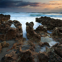 Buy canvas prints of Coral Cove Sunrise by Mike Dawson