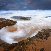 Buy canvas prints of Angry Sea by Mike Dawson