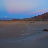 Buy canvas prints of Death Valley Moonrise by Mike Dawson