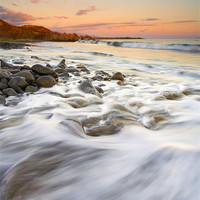 Buy canvas prints of Sunset Tides by Mike Dawson