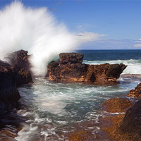 Buy canvas prints of The Sea Erupts by Mike Dawson