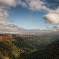 Buy canvas prints of Blue Mountains by Andreas Hartmann