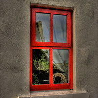 Buy canvas prints of Cottage window by Andreas Hartmann