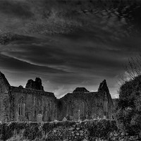Buy canvas prints of Ruins of Ireland - Dominican Priory Athenry by Andreas Hartmann