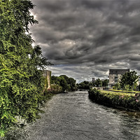 Buy canvas prints of River Corrib, Galway City by Andreas Hartmann