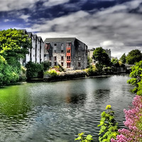 Buy canvas prints of River Corrib - Galway by Andreas Hartmann