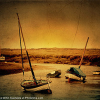 Buy canvas prints of Blakeney Boats 2 by Julie Coe