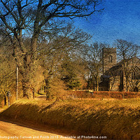 Buy canvas prints of Edgefield Church, Norfolk by Julie Coe