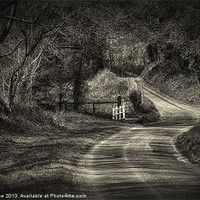 Buy canvas prints of On The Road Again, BW by Julie Coe
