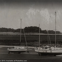 Buy canvas prints of Boats at Wells, Norfolk BW by Julie Coe