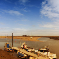 Buy canvas prints of Boats, Wells Norfolk by Julie Coe