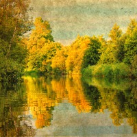 Buy canvas prints of River Ant, Norfolk by Julie Coe