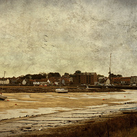Buy canvas prints of Wells Harbour, Norfolk by Julie Coe