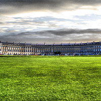 Buy canvas prints of The Royal Crescent by John Russell