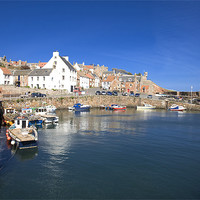 Buy canvas prints of Crail Harbour by Andrew Beveridge