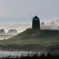 Buy canvas prints of St Monans in the mist by Andrew Beveridge