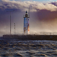 Buy canvas prints of Anstruther Lighthouse by Andrew Beveridge