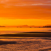 Buy canvas prints of Sunrise over Kirkcaldy Beach by Andrew Beveridge