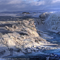 Buy canvas prints of Gullfoss Waterfall by Mark Pritchard