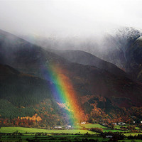 Buy canvas prints of Wintry Shower by Mark Pritchard